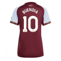 Stroje piłkarskie Aston Villa Emiliano Buendia #10 Koszulka Podstawowej dla damskie 2025-26 Krótki Rękaw